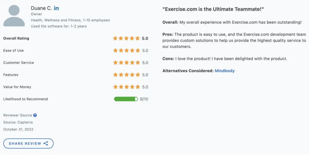 Exercise.com Review